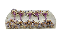 Violet Textured Pearl Berry Sprigs