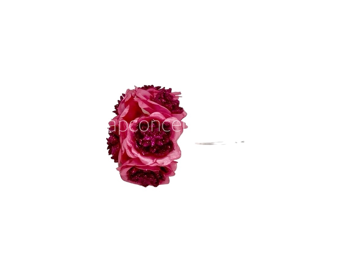 Glitter Flower - Fuchsia Pink