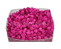 Small Foam Rose -DeepPink