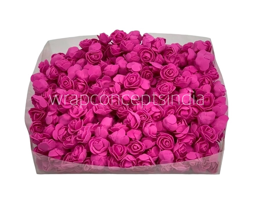 Small Foam Rose -DeepPink Small Foam Rose -DeepPink