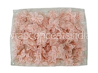Peach Organza Flowers