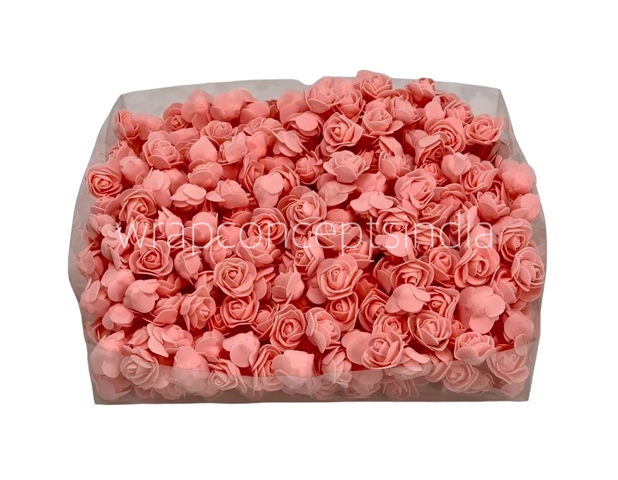 Small Foam Rose - Multicolour-Salmon