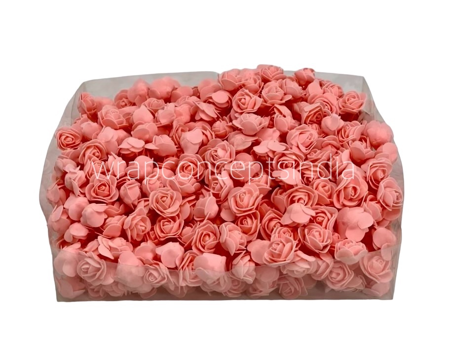 Small Foam Rose - Multicolour-Salmon