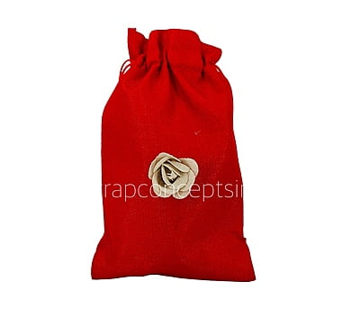 Jute Burlap Rose-Natural