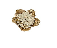 Jute Burlap Hessian Flower
