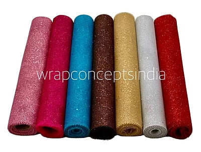 Gold Glitter Net Roll