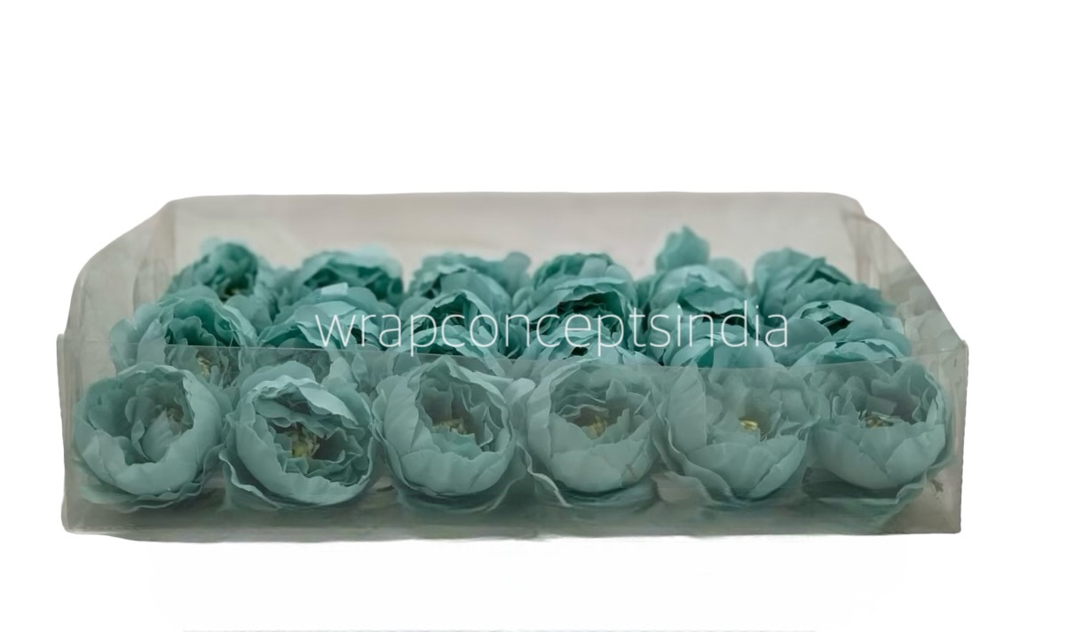 Aqua Blue Peonies