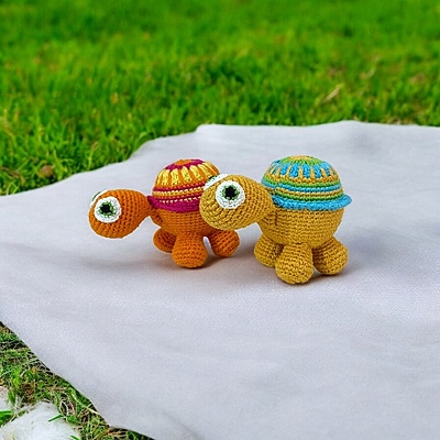 Handmade Crochet Tara Baby Rattle