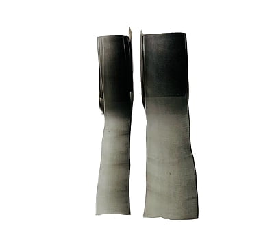 Black to Grey Ombré Sheer (2.5 & 4 cms)