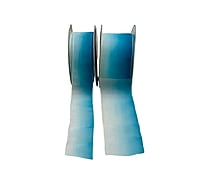 Sky Blue to White Ombré Sheer (2.5 & 4 cms)