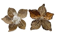 Big Jute Flower on Stick