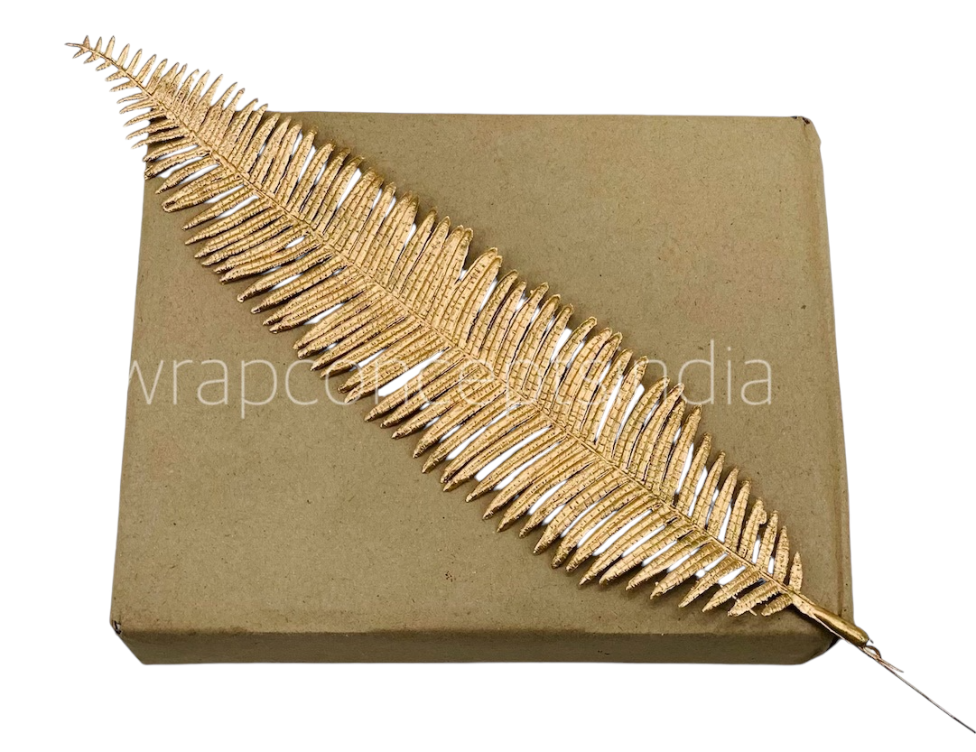 Gold Tropical Palm Leaves