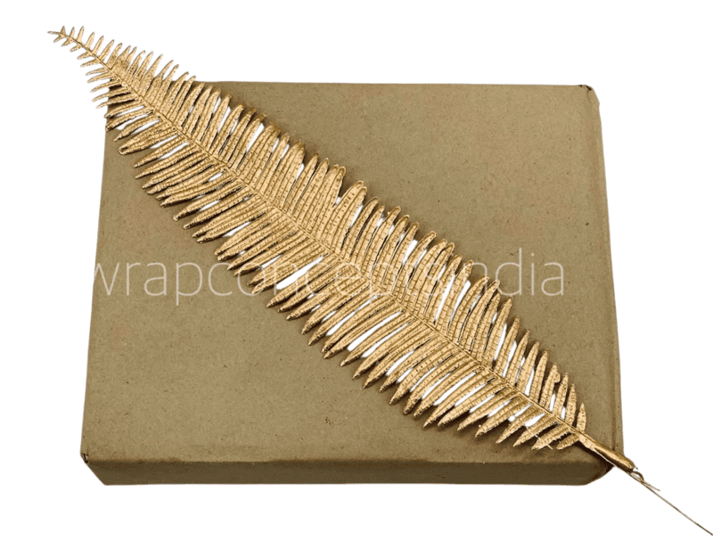 Gold Tropical Palm Leaves