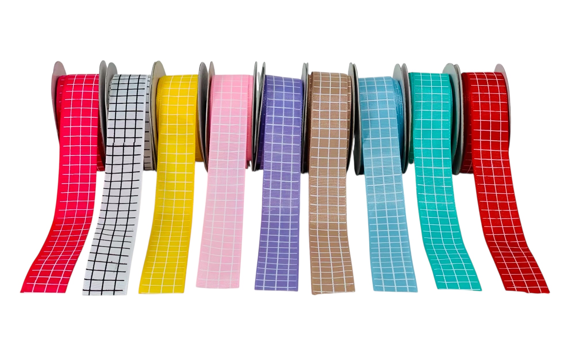 Check Grosgrain Ribbon