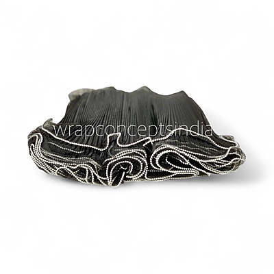 Organza Frill Lace with Pearl Edges