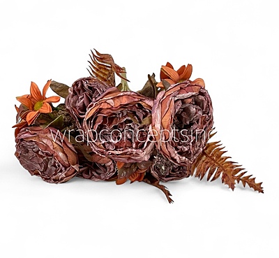 Rustic Autumn Peony Bunch