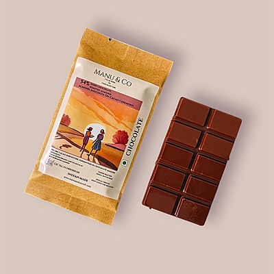 54% Dark Chocolate , Roasted Almonds (Mini Chocolate) 54% Dark Chocolate , Roasted Almonds (Mini Chocolate)