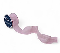 Pastel Ribbons with Ruffled Edges-Lemon-10 Yards