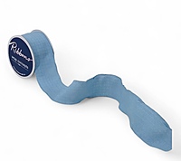 Pastel Ribbons with Ruffled Edges-Lemon-10 Yards