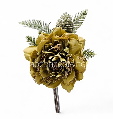 Rustic Evergreen Peony Ready Bunch