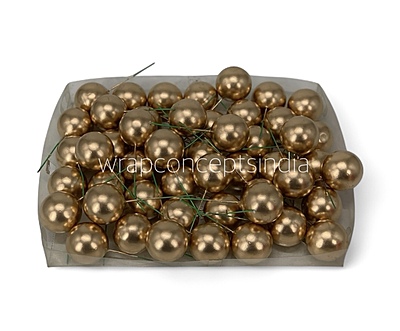 Gold Faux Balls - 30 & 40 MM