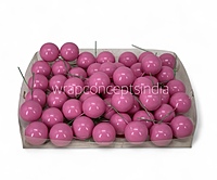 Rose Pink Faux Balls - 40 MM