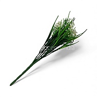 Long Leaves Bunch with White Flowers