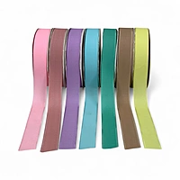 Textured Grain Ribbon with Satin Edges