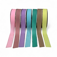 Textured Grain Ribbon with Satin Edges