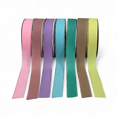 Textured Grain Ribbon with Satin Edges