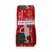Vintage Christmas Truck Burlap Ribbon