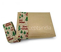 Rustic Pine Christmas Burlap Ribbon