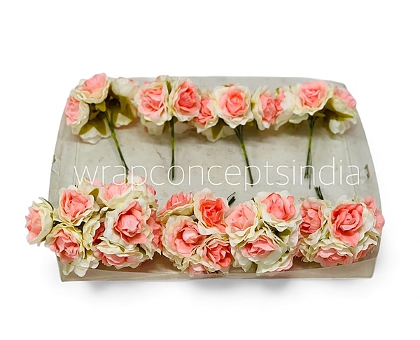 Shaded Peach Small Roses