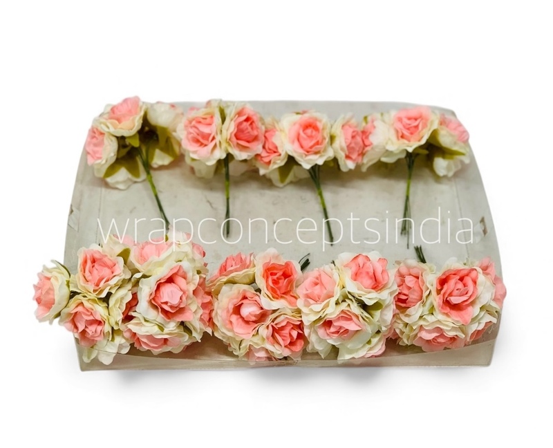 Shaded Peach Small Roses