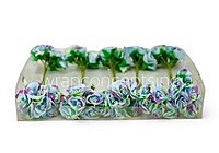 Flowers With Stem - Shaded Blue