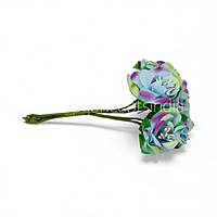 Flowers With Stem - Shaded Blue