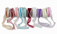 Sheer Ribbon with Pearl Edges-4 cms