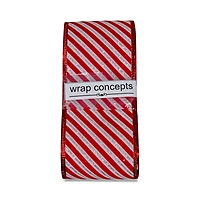 Candy Cane Magic Burlap Ribbon