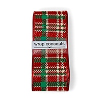 Holiday Tartan Burlap Ribbon