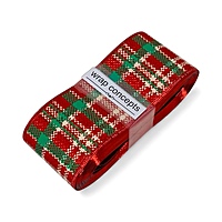 Holiday Tartan Burlap Ribbon