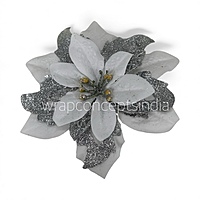 Snowfall Silver Poinsettia