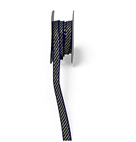 Ribbon with Gold Diagonal Stripes - Multicolour-Baby Pink-100 yards