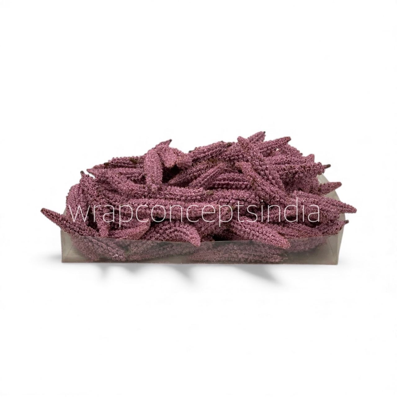 Mauve Frosted Pine Sprig