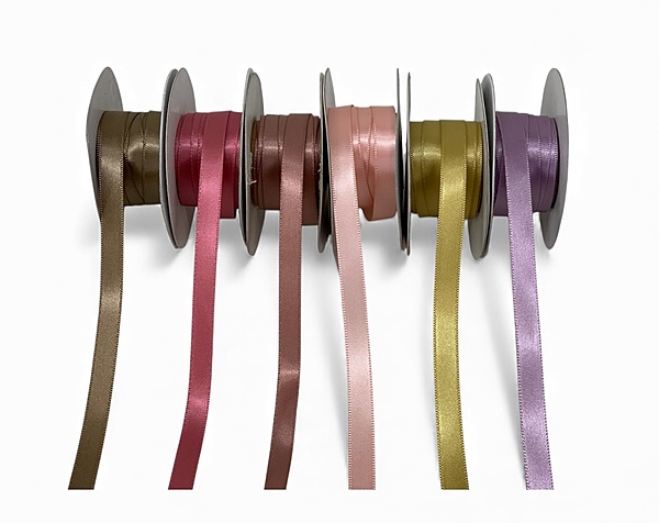 Double Face Satin Ribbon -Stone Colours -10 MM