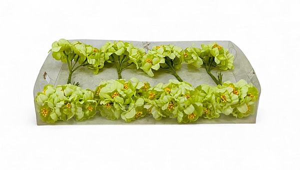 Flowers on stick - Lime Green