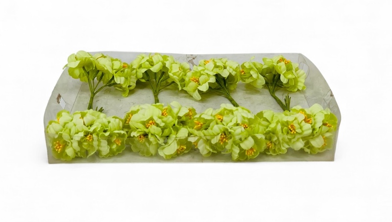Flowers on stick - Lime Green