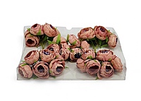 Terracotta Peonies on stick