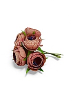 Terracotta Peonies on stick