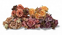 Rustic Charm Rose Bunch-Blush Beige