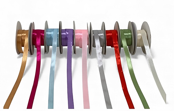 Satin Ribbon - 1cms/10 mm- Pack of 10